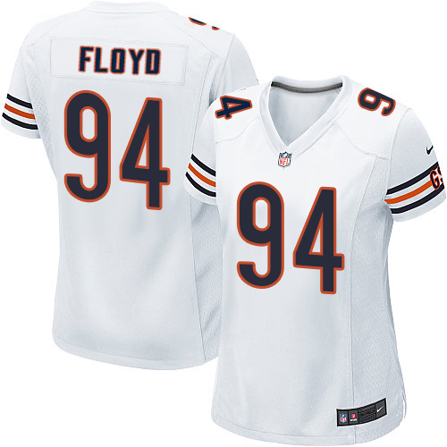 Women's Elite Leonard Floyd Nike Jersey White Road - #94 NFL Chicago Bears